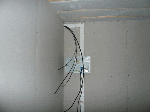 Электропроводка в панельном доме схема