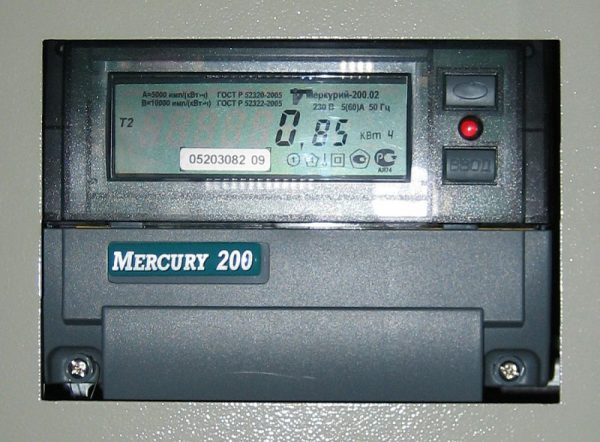 Электронный счётчик Меркурий