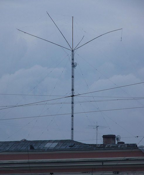 Многодиапазонная антенна в городе