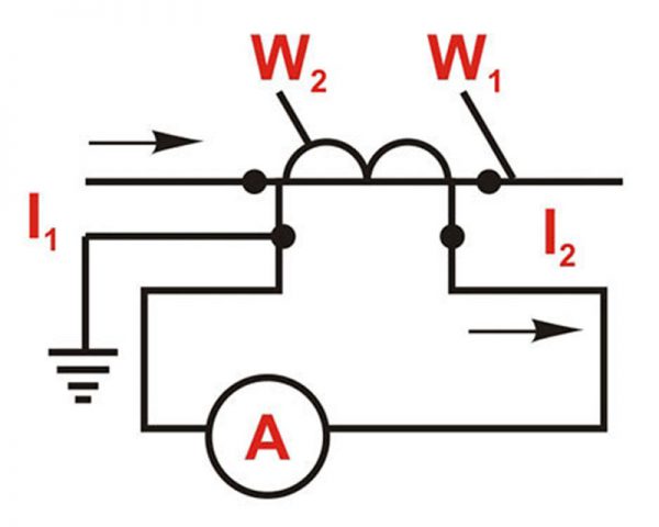 Включение трансформатора тока