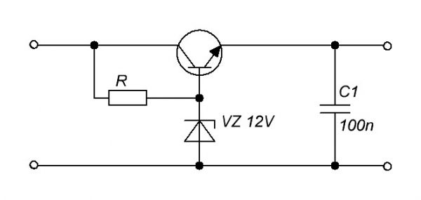 Линейный стабилизатор с транзистором