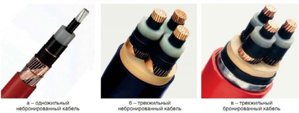 Разновидности кабелей из СПЭ