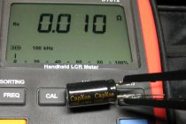 Измерение емкости конденсатора