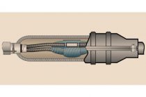 Соединительная муфта для электрических кабелей в разрезе