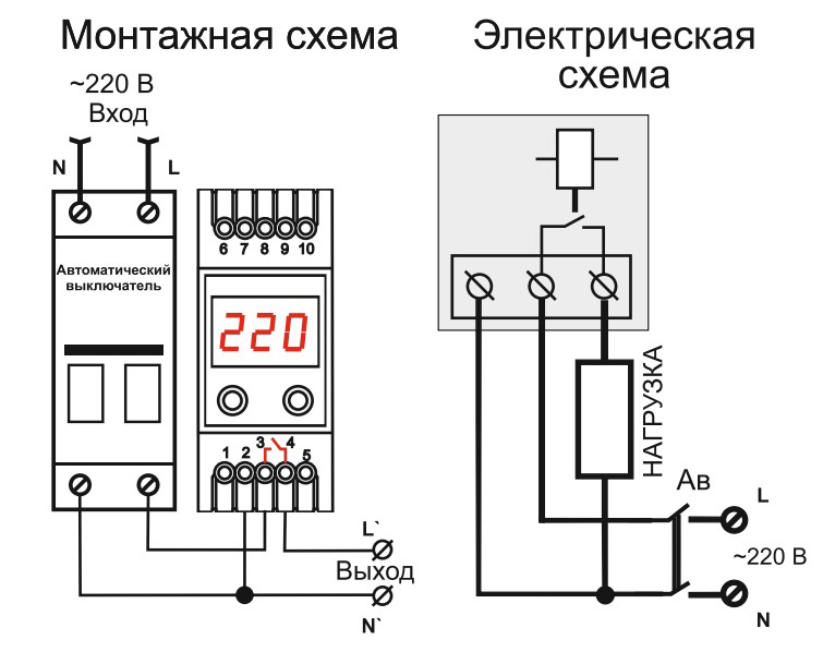 Рейтинг реле напряжения 220в