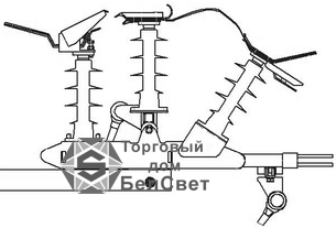Установка разъединителя рлк на опоре типовой проект