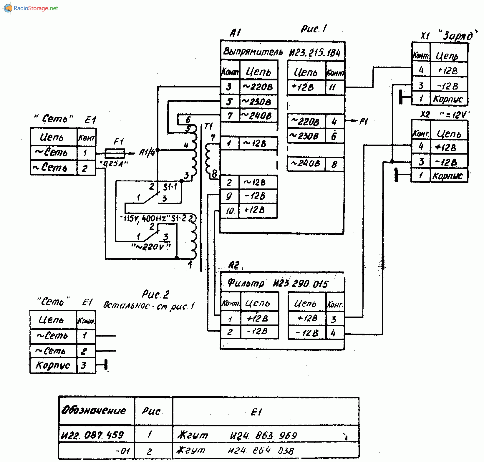 Схема электрическая э3